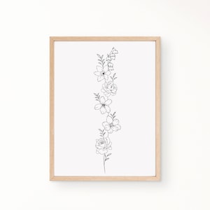 Floral Wrist Tattoo Design For Birthday