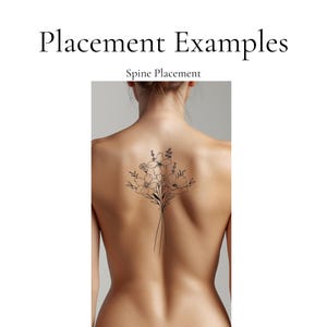 Custom Birth Flower Tattoo Design – Personalized Floral Art (Digital PDF) image 9