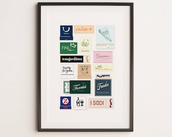 Best Restaurants of NYC and Los Angeles collection of Matchbooks colorful bright trendy foodie gift New York City LA