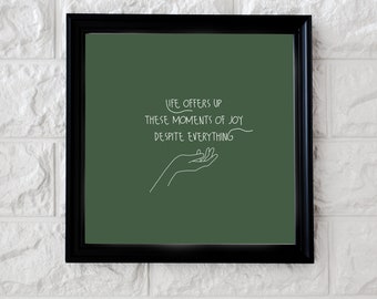 Normal People Quote Digital Square Square