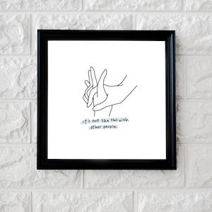 Normal People book quote digital print