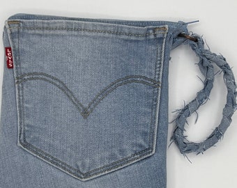 Jean Pocket Wristlet