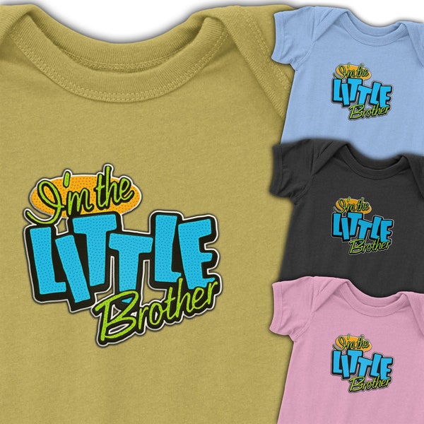 Tiny troublemaker alert onesie | I am the little brother | Must-have for baby showers | 8139