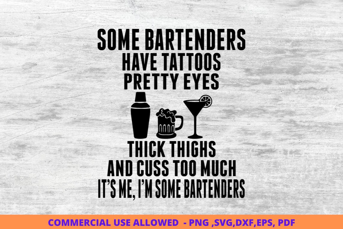 Einige Barkeeper SVG Bar svg Barkeeper Sprüche Barkeeper Etsy.de