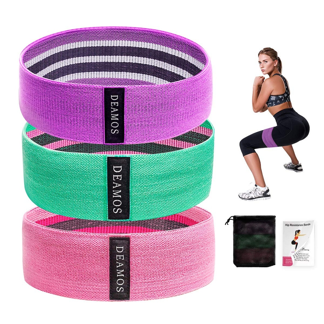 BEST Resistance Bands Fabric Workout Bands 3pc SET Etsy