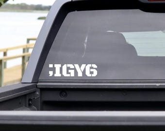 Prevenzione del suicidio; IGY6, adesivi militari, adesivi per veterani, proteggere i membri delle forze armate, comunità militare, comunità dei veterani, I Got Your Six