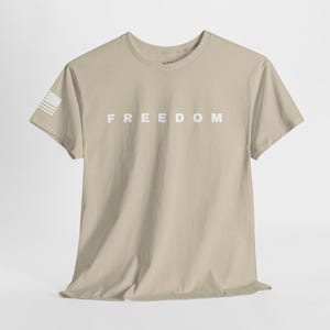 In Honor of Charlie Kirk: Freedom Tee, Patriotic, America 250, Pro American, Patriot image 9