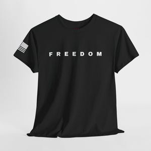 In Honor of Charlie Kirk: Freedom Tee, Patriotic, America 250, Pro American, Patriot image 8