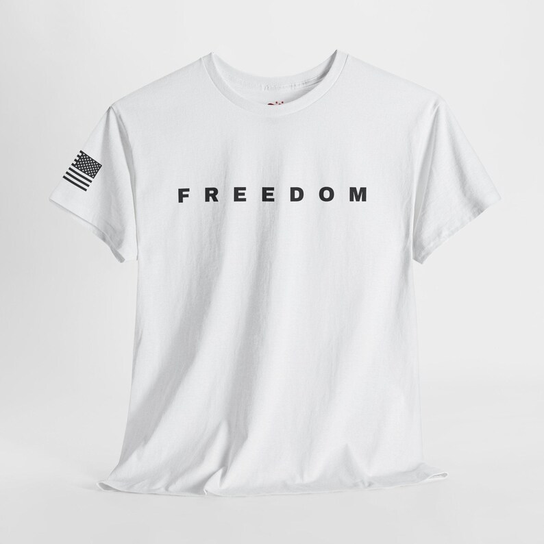 In Honor of Charlie Kirk: Freedom Tee, Patriotic, America 250, Pro American, Patriot image 7