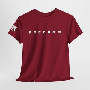 In Honor of Charlie Kirk: Freedom Tee, Patriotic, America 250, Pro American, Patriot image 10