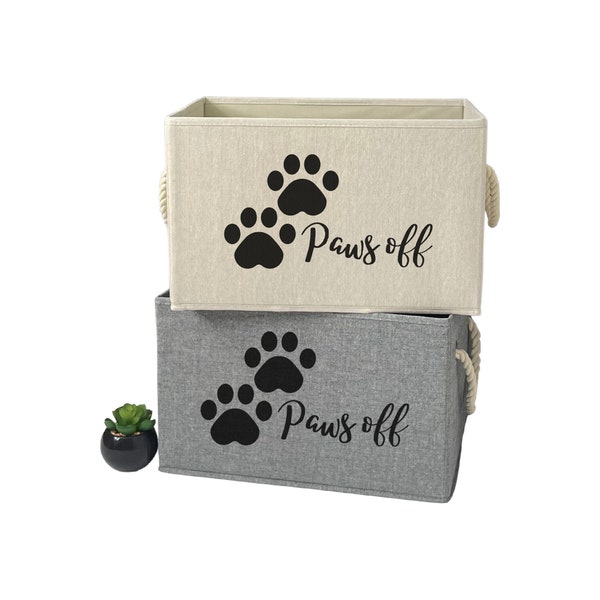 Dog Toy Baskets | Toy Baskets | Pet Storage | Pet Toy Organizer | Toy Organization | Dog Gift Basket | Foldable Basket | New Puppy Gift
