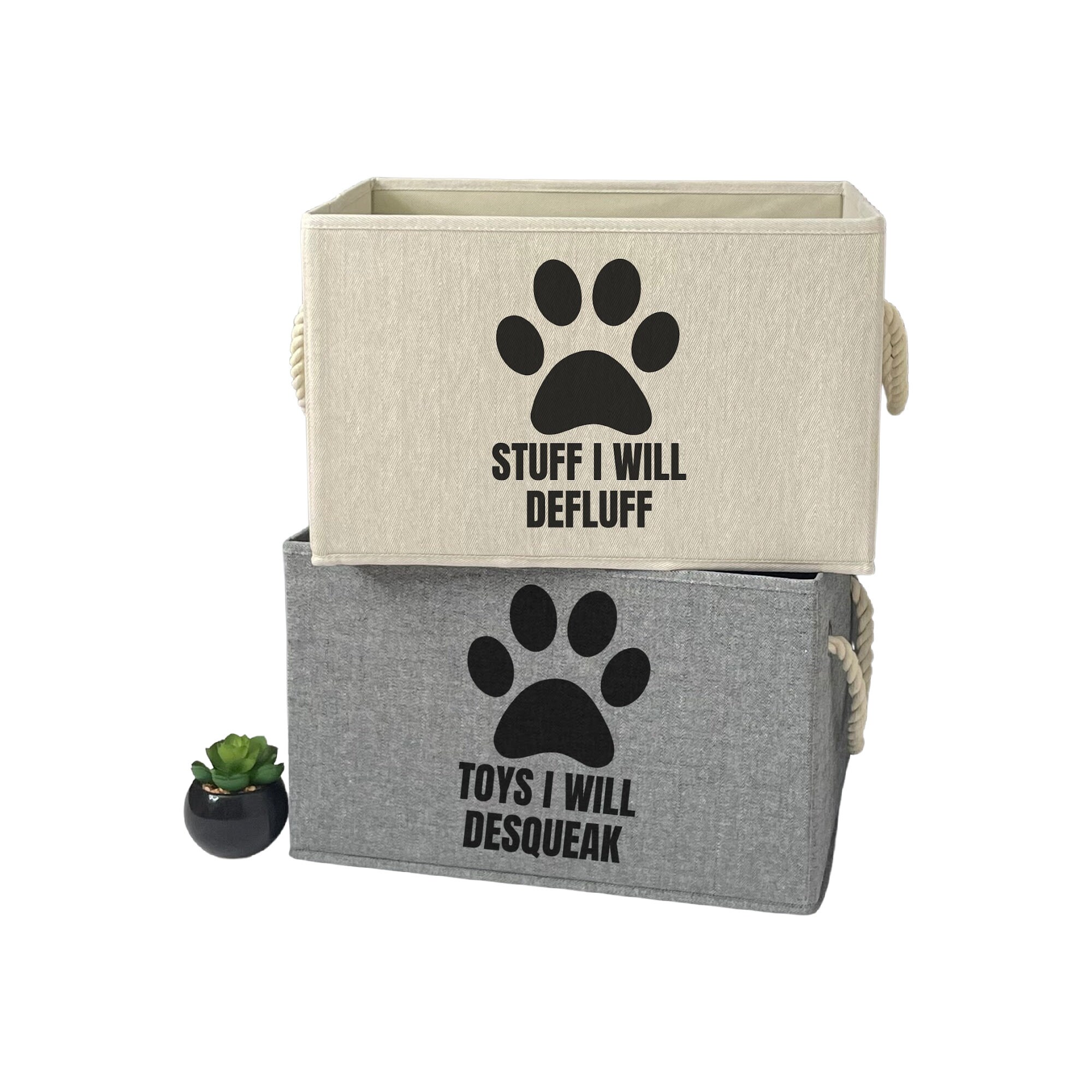 Dog Toy Baskets Toy Baskets Pet Storage Pet Toy Etsy