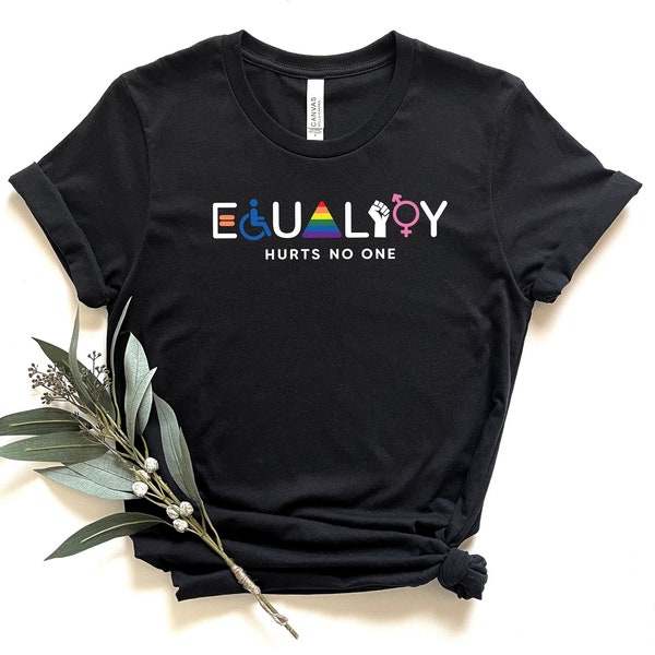 Equality Hurts No One Shirt, Pride Shirt, LGBTQ Shirt, Gay Shirt, Pride Month Shirt, Lesbian Shirt, LGBTQ Pride Shirt, Gift For Pride