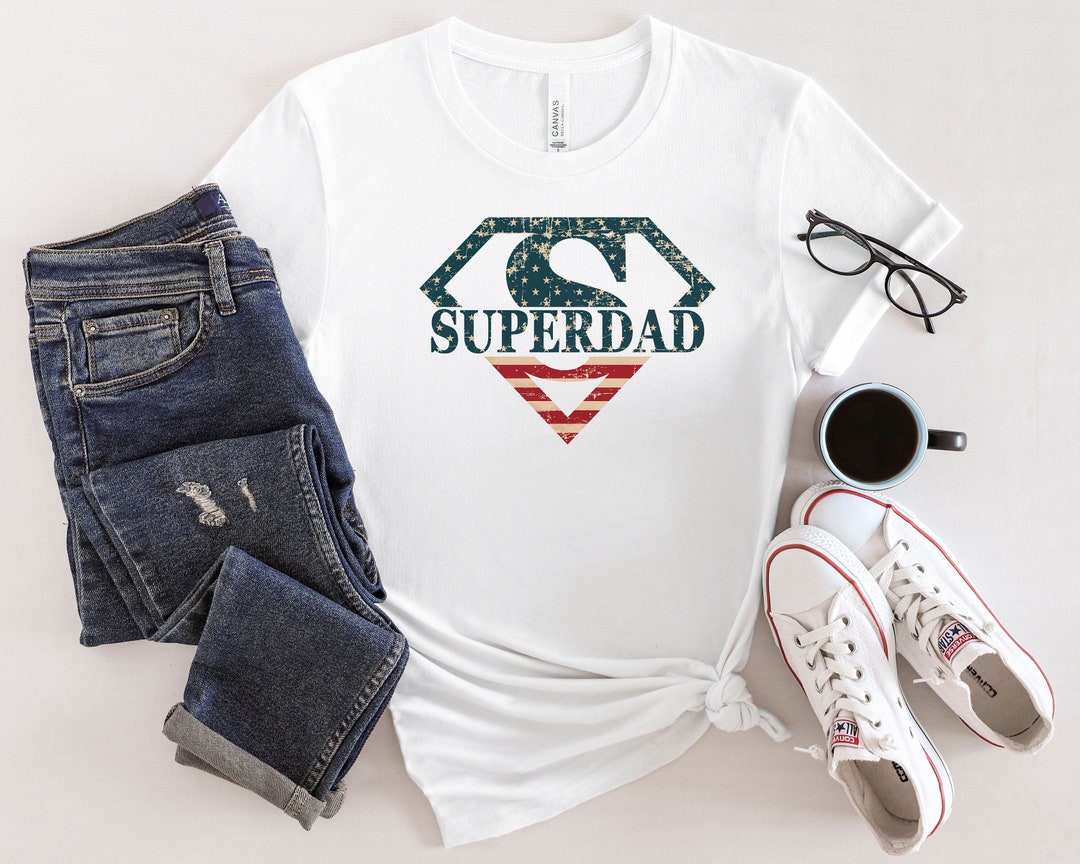 American Dad Shirt Super Dad Shirt Super Hero Dad Shirt - Etsy