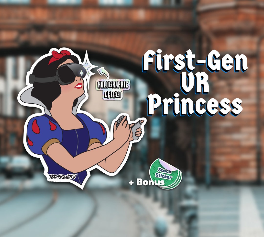 First-gen VR Princess (snow White) Sticker - Etsy