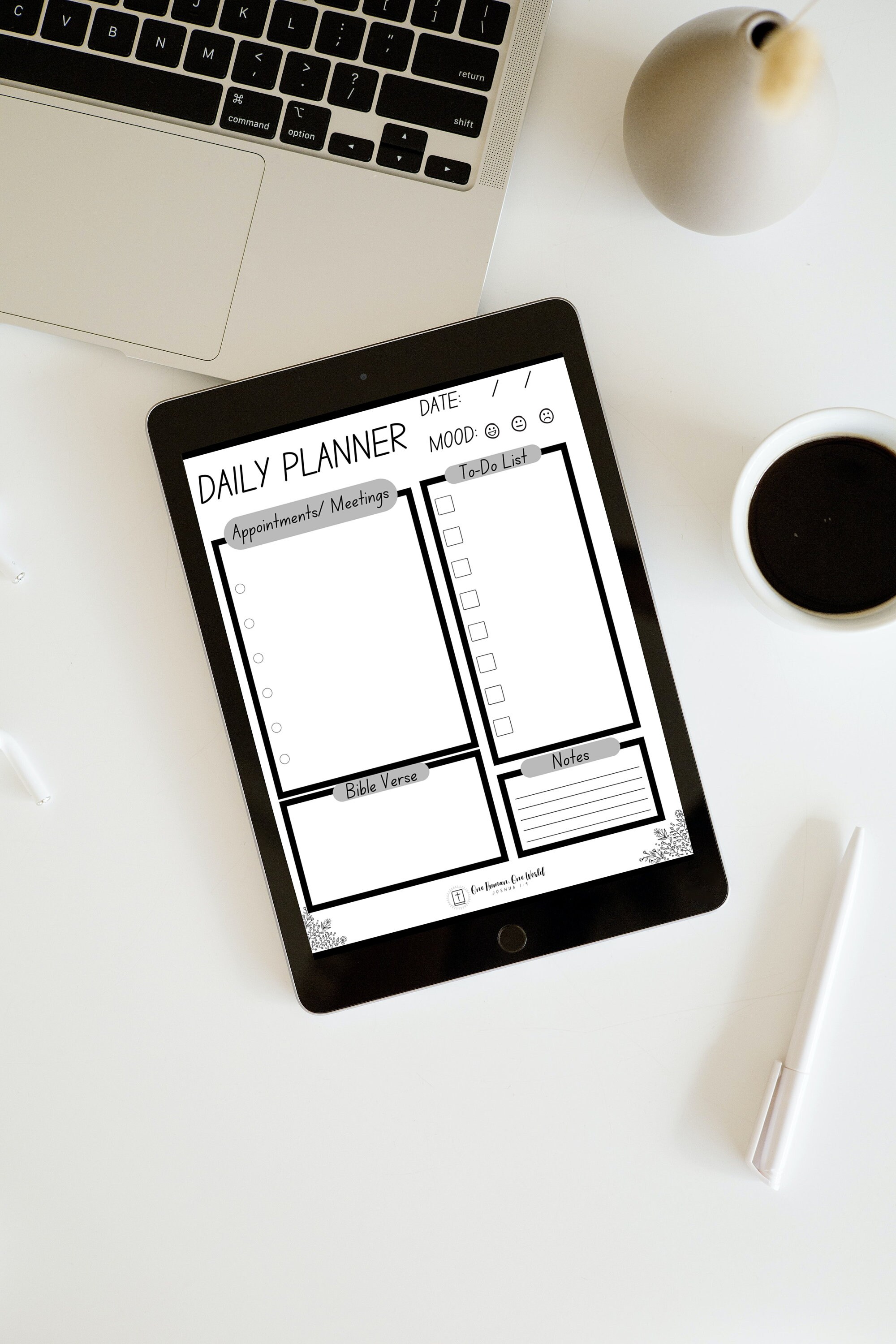 Daily Planner Christian Printable, Planner Insert, Instant Download - Etsy