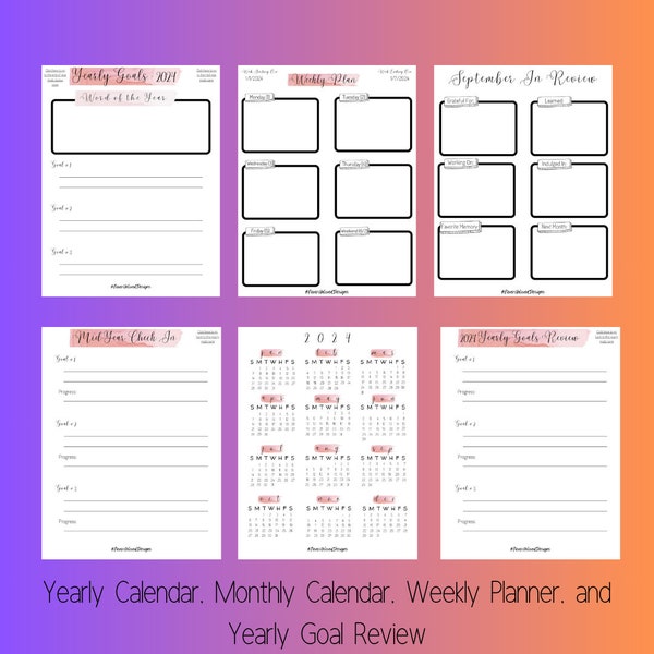 2024 Christian Planner Etsy