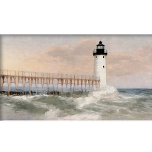 Samsung Frame TV Art |Samsung Frame TV Art | St. Joseph Lighthouses Lake Michigan  | DIGITAL Download