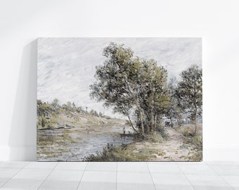 Classical Painting Titled -The Road to Veneux & the Side of the Hill, Printable Digital Download, Vintage and Modern , House Wall Art Décor
