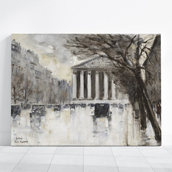 Classical Painting Titled - La Madeleine, 1928, Printable Digital Download, Vintage and Modern , House Wall Art Décor