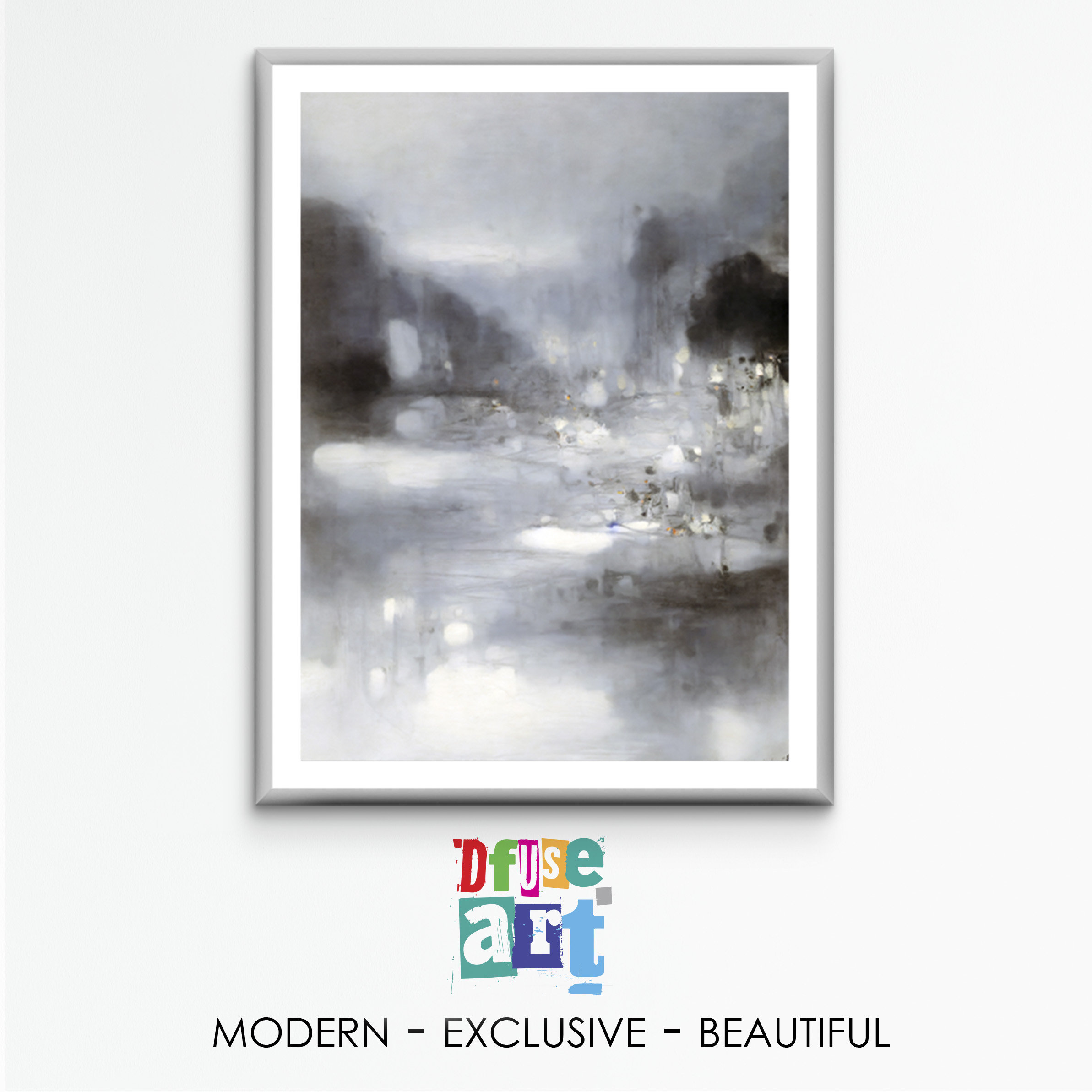 An Abstract Painting, Modern, Printable Digital Download , House Wall ...