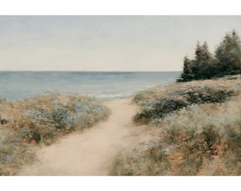 Beautiful Landscape Painting, Printable Digital Download , House Wall Art Décor