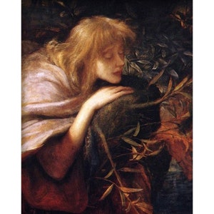 Classical Painting- Ophelia -George Frederick Watts , Printable Digital Download , House Wall Art Décor