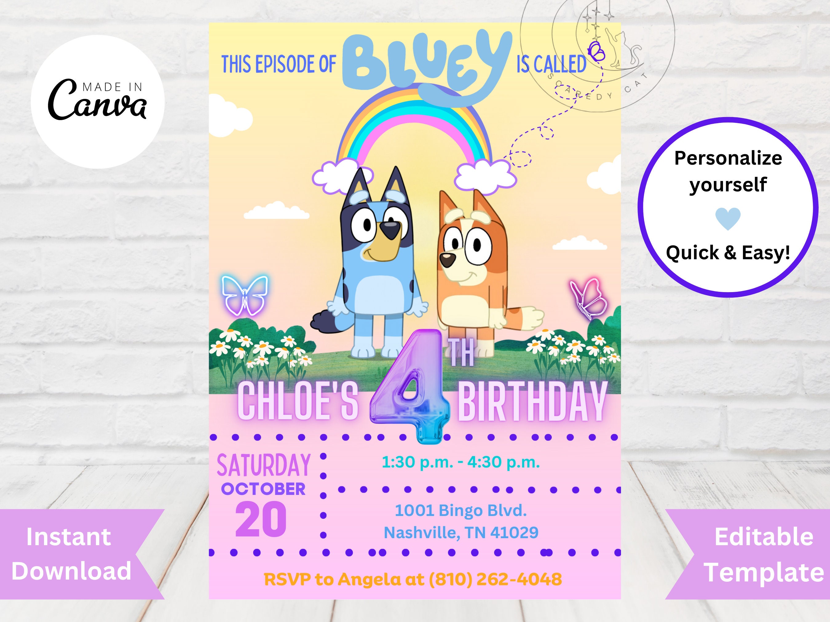 Bluey & Bingo Instant Download