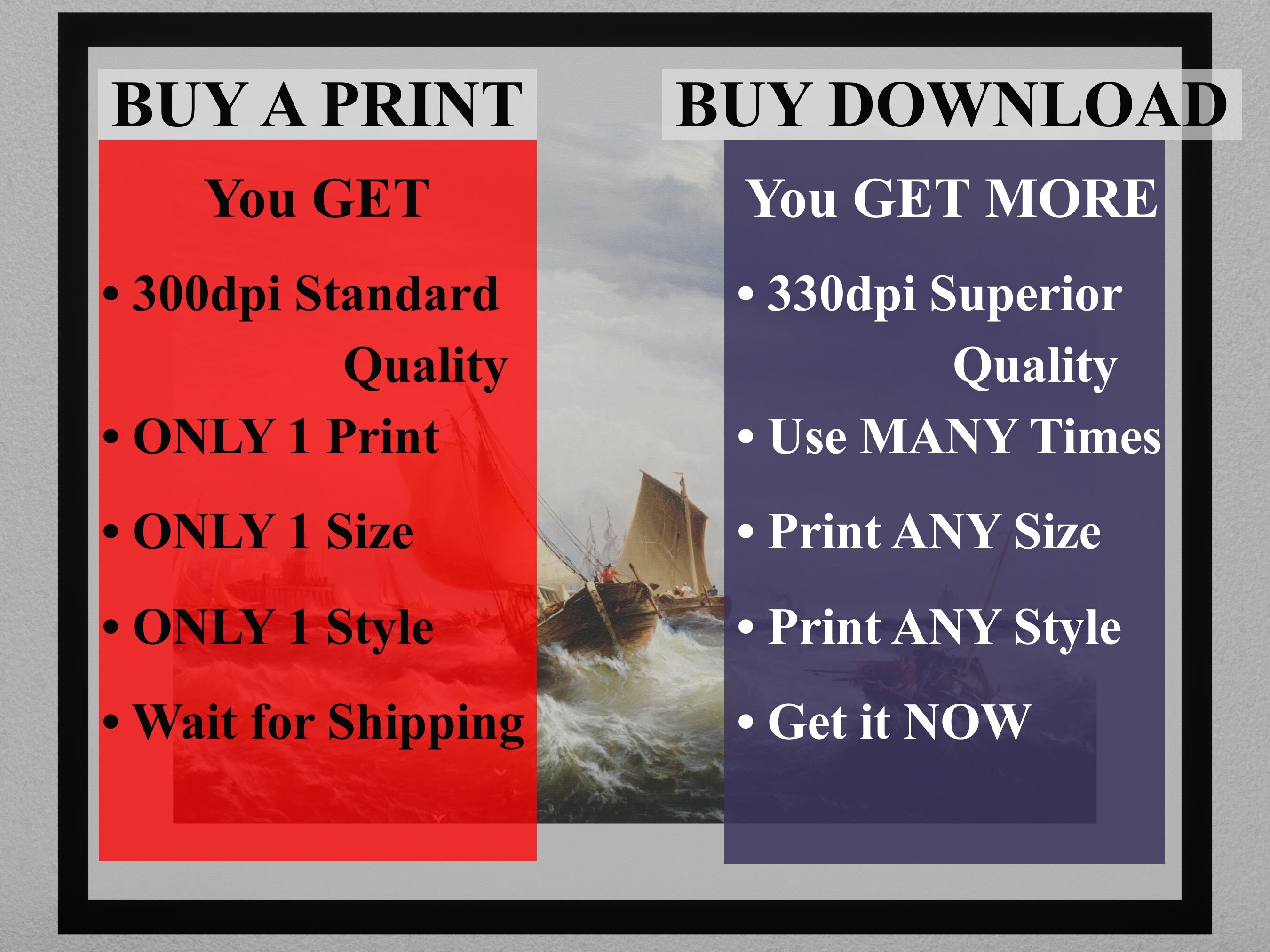 Seascape Painting Art Ocean DIY Room Decor Idea Oil Best Etsy