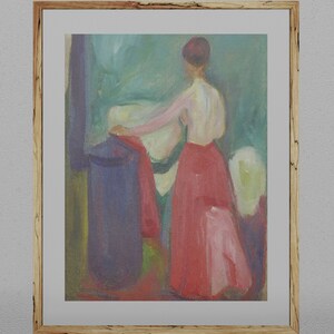 Abstract Women in the Nude Bathroom Wall Art Sublimation Print Boho