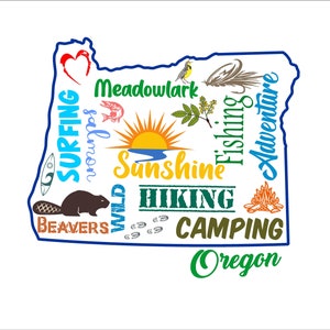 Oregon Words Graphic printable tshirt graphic t-shirt oregon t shirt gift oregon printable graphic  png pdf jpg svg