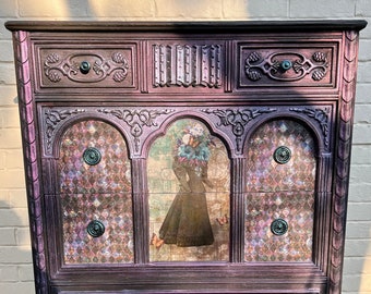 Victorian Dresser Painted - Etsy