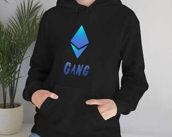 Ethereum ETH GANG Hooded Sweatshirt