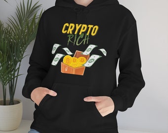 Crypto Rich Hooded Sweatshirt