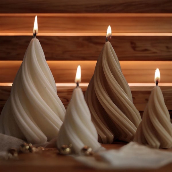 Wave Cone Candle, Сone candle, Spiral cone candle