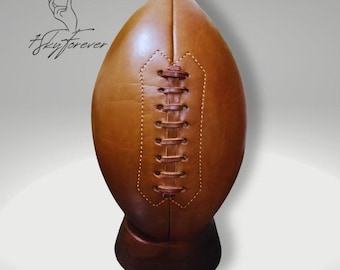 ラグビー - ヴィンテージ イングランド ラグビーボール / レザー