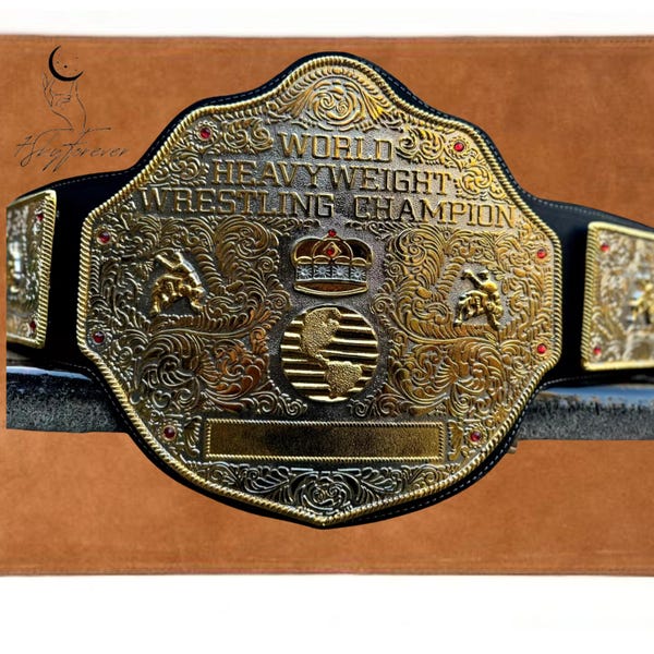 World Heavyweight Championship Replica Belt, 6mm Diecast, Adult Size