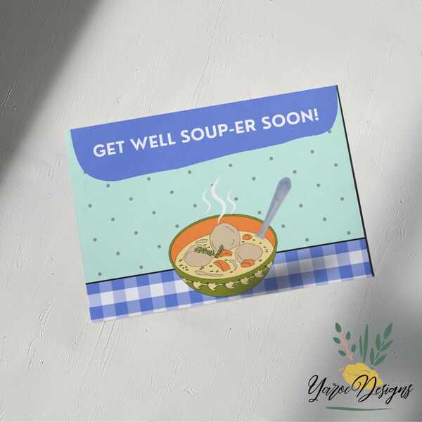 Jewish Get Well Card - Etsy