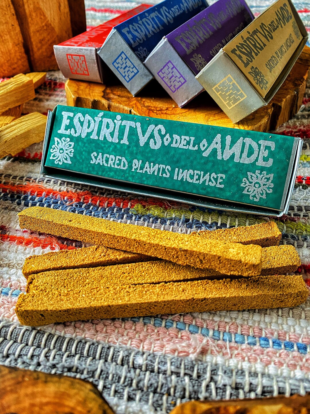 Espiritus Del Ande Palo Santo Incense Rosemary and Wiraqoya Etsy