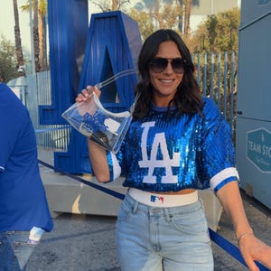DODGER SEQUIN Jersey Top EXCLUSIVE only here!