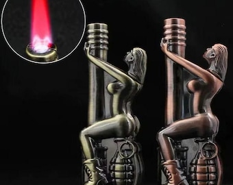 X design cigarette lighter refilable jet flame lighter