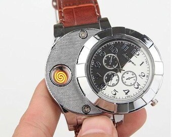 cigarette lighter watch military cigarette cigar lighter watch men quartz refillable wrist watch