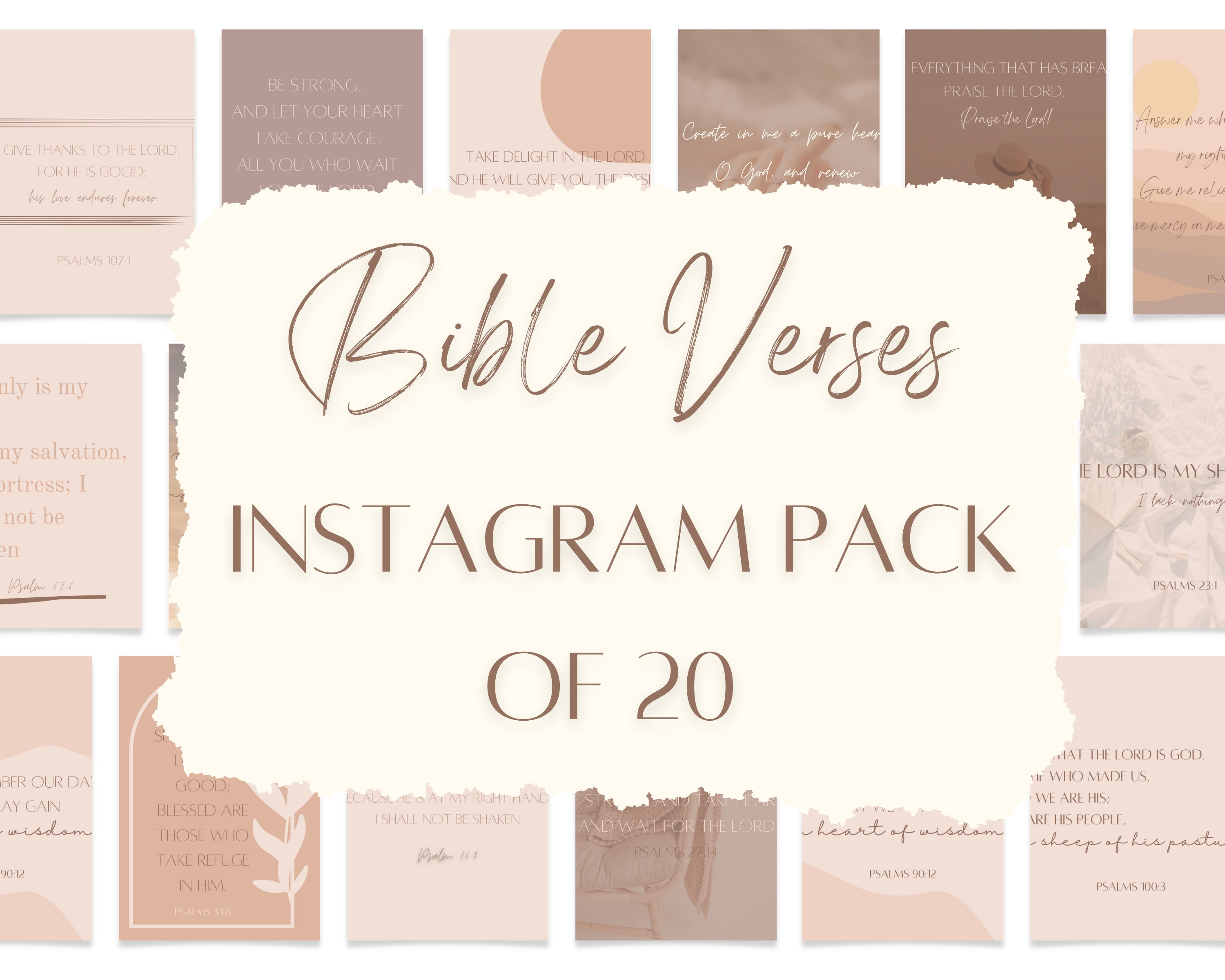 heartofwisdom posted to Instagram: 100 Bible Promises Word Art