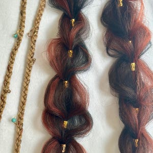 Boho Clip-In Hair Extensions Festival Braids