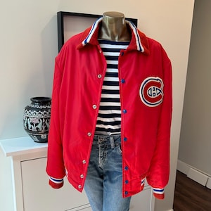 Vintage MONTREAL CANADIANS Jacket 1972- 1974 Size 46