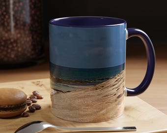Beautiful Ocean Accent Coffee Mug, 11oz