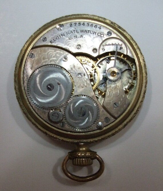 1923 ELGIN Supreme Pocketwatch - Gold Filled - ne… - image 3