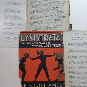 1920&#39;s LYSISTRATA Hardcover Book w/ Norman Lindsay Illustrations