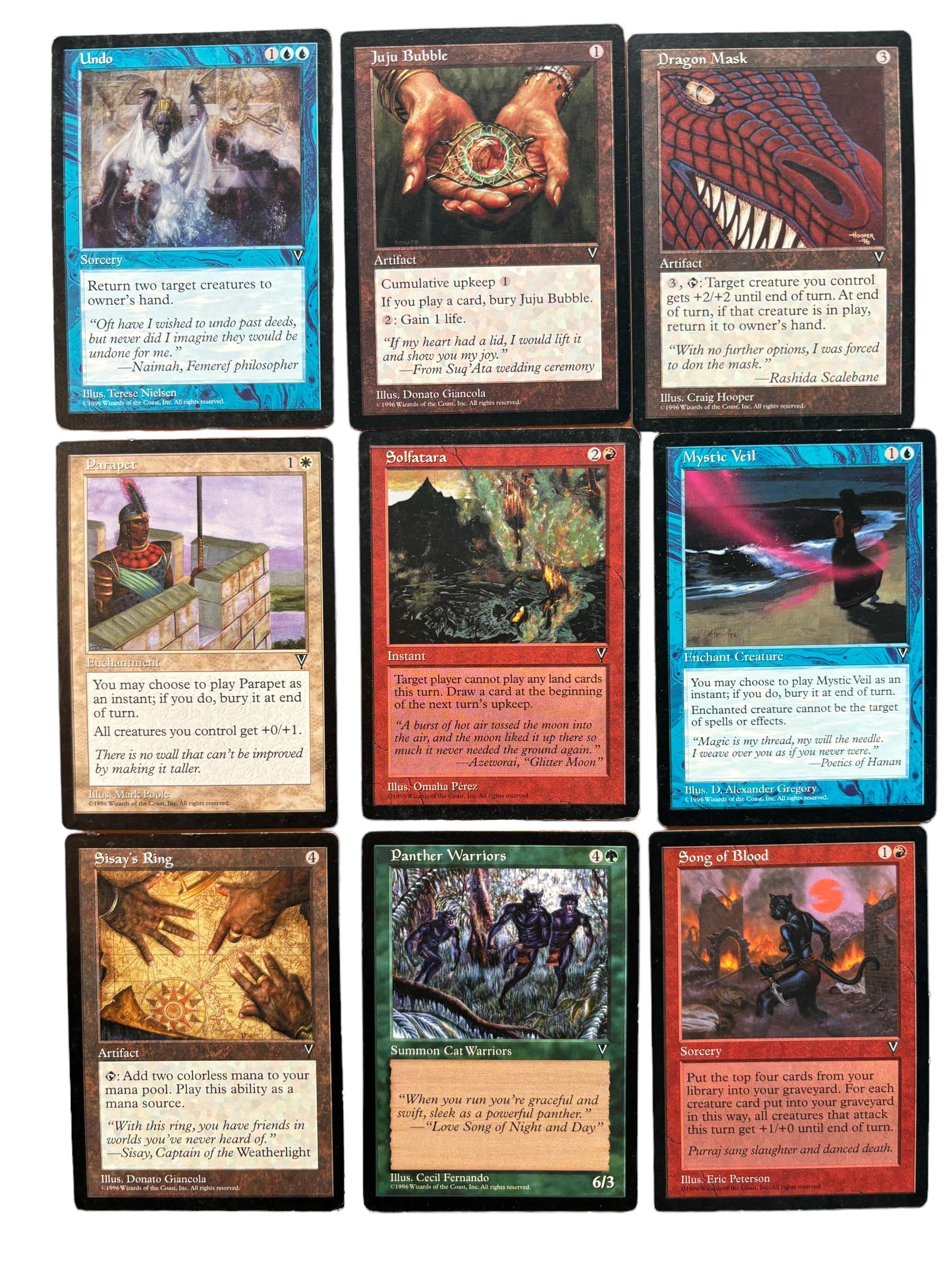 rare mtg cards Vintage Old School MTG Cards Common and Uncommon Choose Lot Size