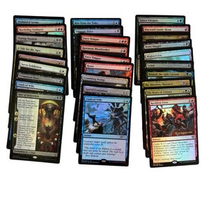 1000 ALL FOIL Card Lot 25x Rares MTG Magic Cards Bulk Instant Collection